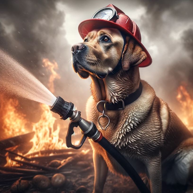 Cane pompiere: Un eroe a quattro zampe.